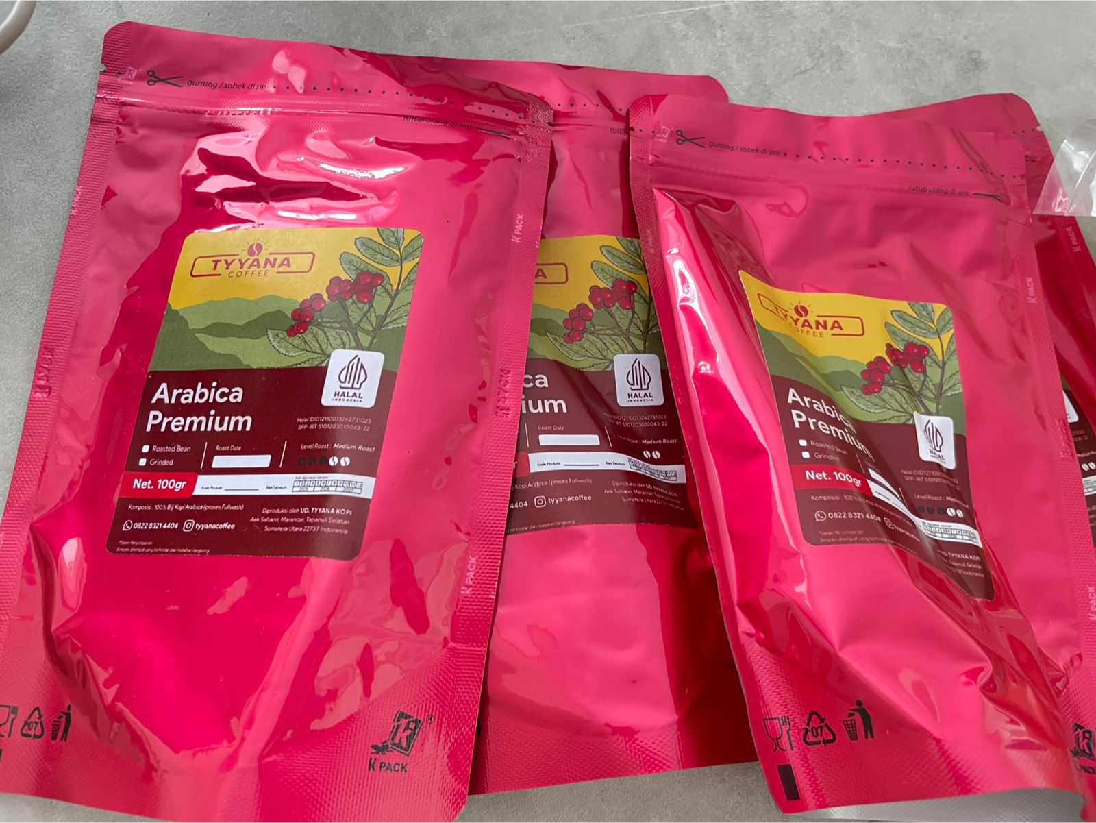 kopi 100 gram